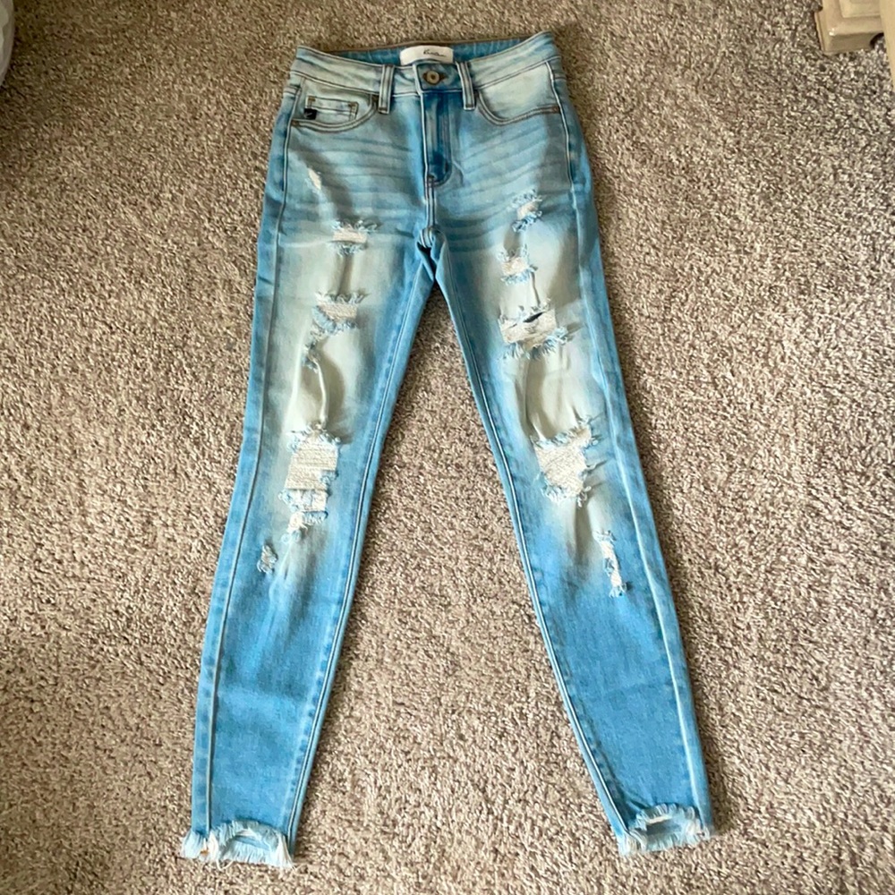 KanCan Distressed Skinny Jeans